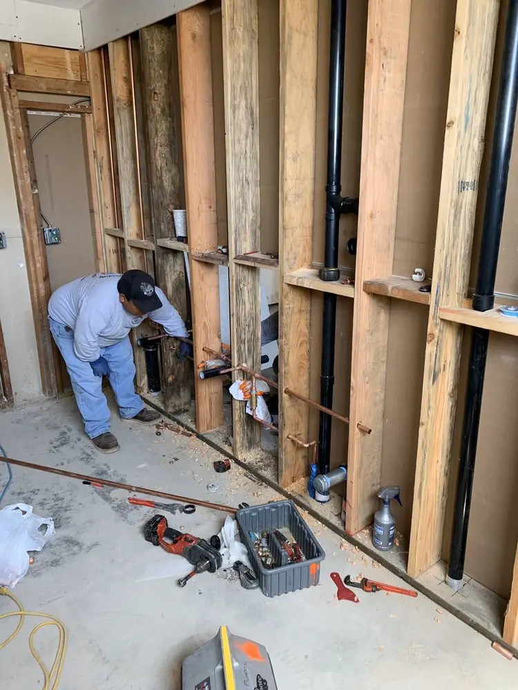 Commercial rough-in plumbing for Water Heater Replacement in Sanibel